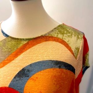 Rachel Zoe 100% linen Size: Medium short sleeve blouse.